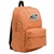 Mochila Vans Old Skool Classic na cor laranja, com logotipo Vans na parte frontal e bolso frontal.