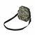 Bolsa Vans Bungee Cord na cor Turkish Coffee, com estampa camuflada em tons de verde e marrom, alça preta ajustável.
