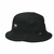 Chapéu bucket preto da Vans com logo em um patch na frente.