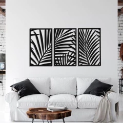 TRIPTICO HOJAS TROPICALES - comprar online