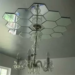 SET ESPEJOS HEXAGONO de 15x13cm - neWall