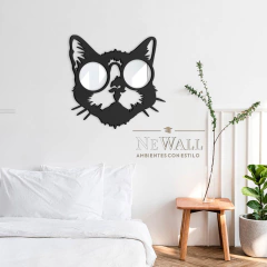 GATO CON LENTES DE ESPEJOS en internet