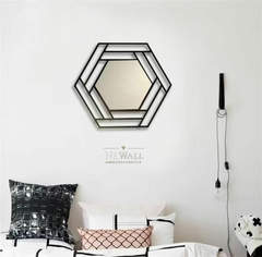 ESPEJO HEXAGONO GROOVY - comprar online