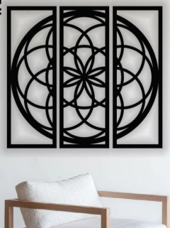 MANDALA TRIPTICO CIRCULO