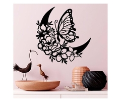 MARIPOSA EN LUNA FLORES 2