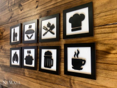 CUADROS DE COCINA x8