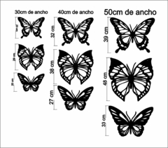 Kit 3 MARIPOSAS - comprar online