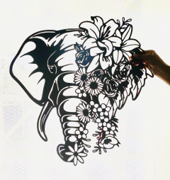 ELEFANTE FLORAL - comprar online