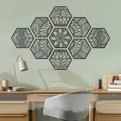 HEXAGONO FLORAL 9 PARTES en internet