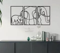 TRIPTICO ELEFANTES