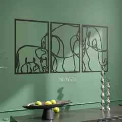 TRIPTICO ELEFANTES - tienda online
