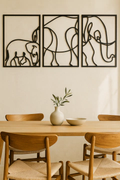 TRIPTICO ELEFANTES - comprar online