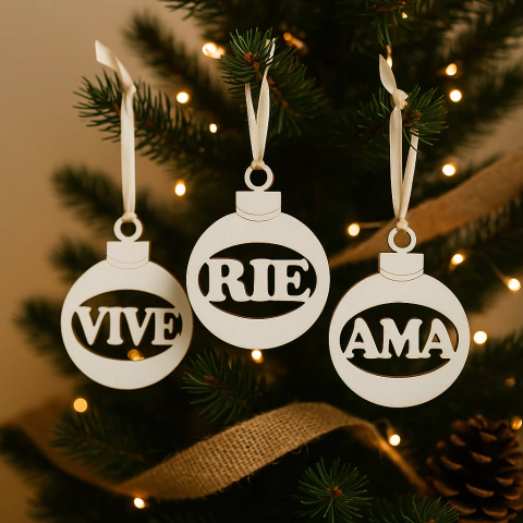 ADORNOS ARBOL VIVE RIE AMA - comprar online