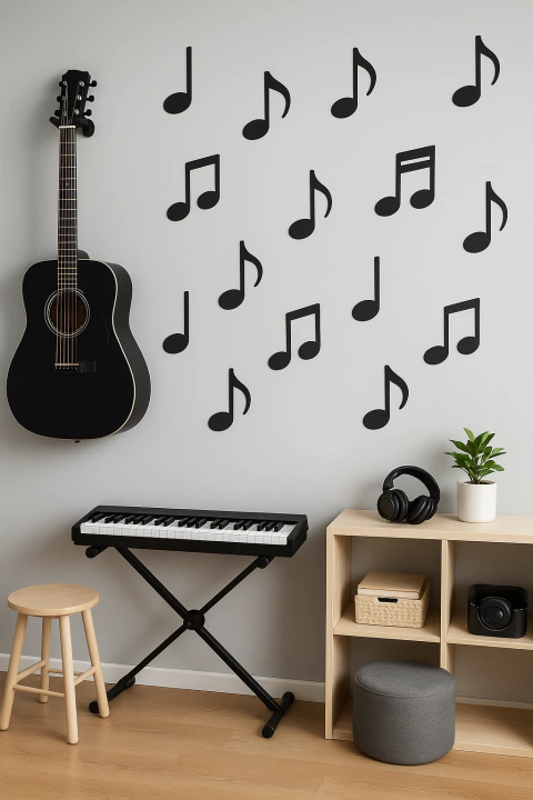 KIT notas musicales X 30 unidades (10cm cada una) - comprar online