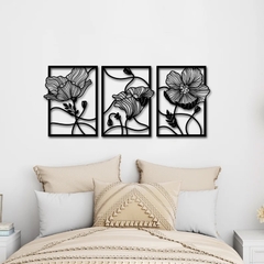 TRIPTICO FLORAL en internet