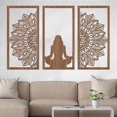 Tríptico YOGA MANDALA - comprar online