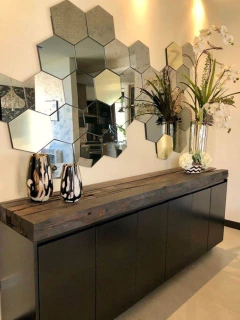 SET ESPEJOS HEXAGONO de 15x13cm en internet