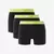 Cuecas Trunk 3-Pack em Microfibra - Preto/Verde