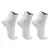 Meia Cano Curto Mizuno Basic - Pacote Com 3 Pares - Branco