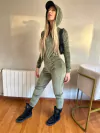Catsuit plush militar