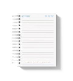 Caderno versículos - BIA - Pequeno Detalhe