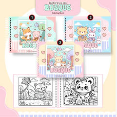 Livro para colorir Bichinhos do Bosque - comprar online