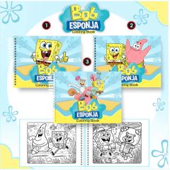 Livro para colorir Bob Sponja - comprar online