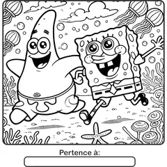 Livro para colorir Bob Esponja na internet