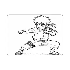 Livro para colorir Naruto - Pequeno Detalhe