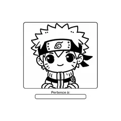 Livro para colorir Naruto na internet
