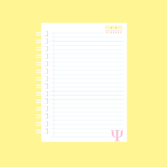 KIT Profissões - CADERNO A5 + Bloquinho Anotação A6 (Psicologia)