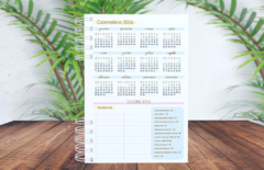 Agenda Letra Floral Rosa - loja online