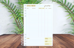 Agenda Letra Floral Rosa na internet