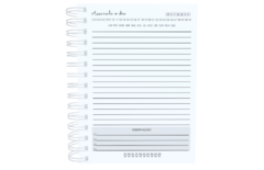 CADERNO A4 UNIVERSITÁRIO - INICIAL FLORAL - comprar online