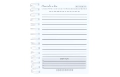 CADERNO A4 UNIVERSITÁRIO - INICIAL FLORAL - comprar online