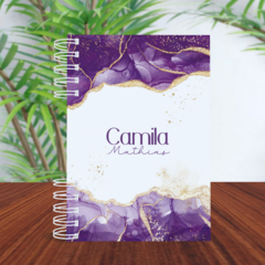 Agenda Mármore Roxo