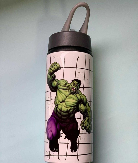 Squeeze Alumínio Bico Nike 500ml Com Nome (Hulk)