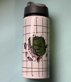 Squeeze Alumínio Bico Nike 500ml Com Nome (Hulk) na internet
