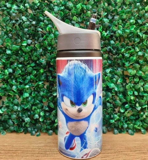 Squeeze Alumínio Bico Nike 500ml Com Nome (Sonic)