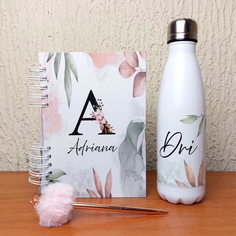 Agenda Floral 2026 + Garrafa Inox Térmica 500ml - comprar online