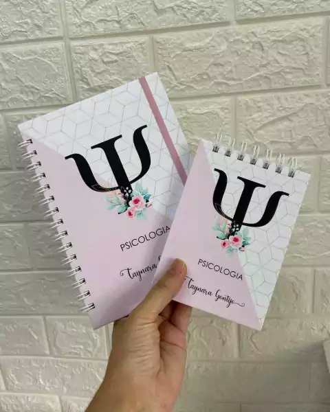 KIT Profissões - Caderno A5 + Bloquinho Anotação A6 (Psicologia) - comprar online
