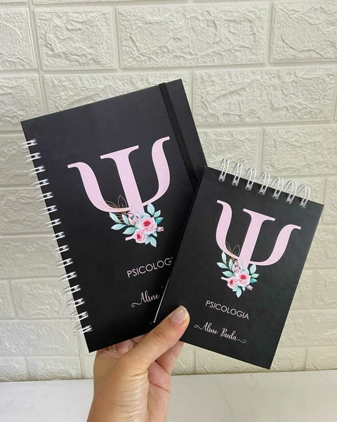 KIT Profissões - CADERNO A5 + Bloquinho Anotação A6 (Psicologia) - comprar online