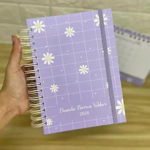 Agenda Quadriculado Lilás 2026 - comprar online