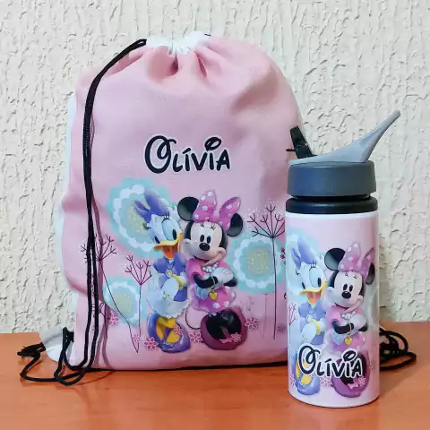 MOCHILA SACO + SQUEEZE NIKE