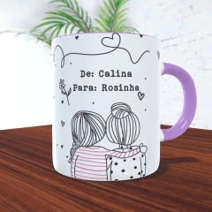 Imagem do Caneca Cerâmica - Esse café é um abraço quando eu não estiver por perto