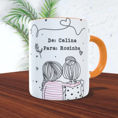 Imagem do Caneca Cerâmica - Esse café é um abraço quando eu não estiver por perto