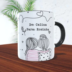 Caneca Cerâmica - Esse café é um abraço quando eu não estiver por perto - Pequeno Detalhe