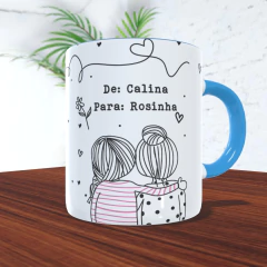 Imagem do Caneca Cerâmica - Esse café é um abraço quando eu não estiver por perto