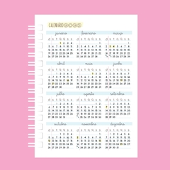 Caderno Stitch Azul - loja online
