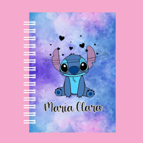 Caderno Stitch Azul - comprar online